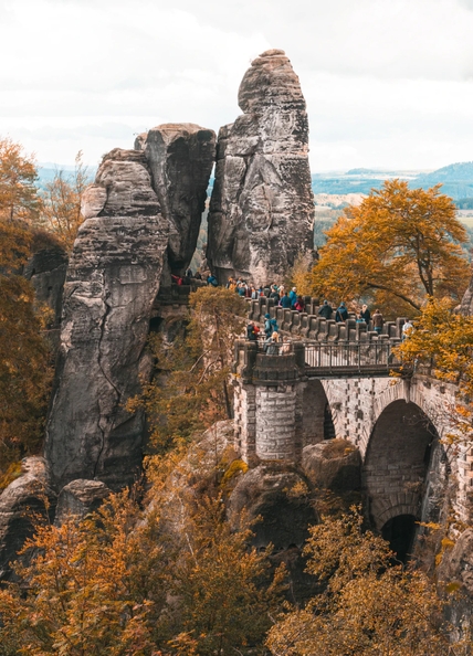 A picture of a stone bridge in Germany